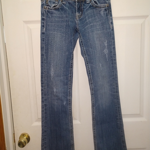 Euc Miss Me Bootleg Jeans Size 26 31 Inseam - Picture 4 of 6